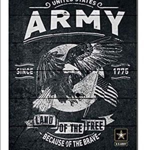 Wood 16”x20” wood army sign. New still in package
